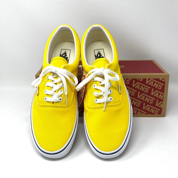 Vans Legendary Era Cyber Yellow Canvas Skate Sneakers Men's Size 9.5 VN0A54F1CA1 - Picture 3 of 11